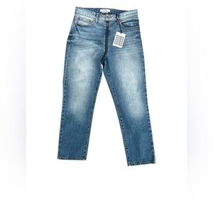 NWT Pistola Denim Charlie High Rise Straight Leg Jean Zip Around Size 28